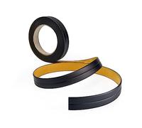 10X10MM- 5 METRES Self Adhesive Plastic PVC Corner 90 Degree Angle Trim Flexible Cover Strip Masking Trim TMW Profiles (Black)