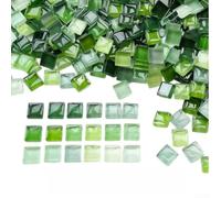 10x10mm Glass Tiles 1000g for Bathroom Backsplash(D)