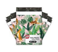 10x13 (100) Cheetahs Designer Poly Mailers Shipping Envelopes Premium Printed Bags