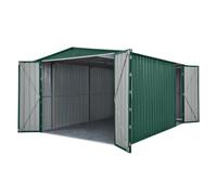 10x15 Globel Apex Metal Garage in Green