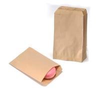 10x15cm,8x15cm,13x18cm, 4X6 Inch 50 Pcs Kraft Paper Flat Favor Bag Small Paper Bags For Packaging Party Christmas(Brown,10x15cm)