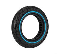 10x2 125 Solid Tire for M365 Electric Scooter Featuring 36mm Slot, Puncture Resistant and No Inflation Needed for Stable and Safe Rides (Blue cable)