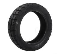 10x2.75-6.5 shield pattern tubeless tire for Hiloop electric scooters, thickened rubber construction supporting long-term structural integrity (A Black)