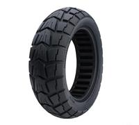 10x2.75-6.5 Solid Tyre 70/65-6.5 Off-Road Rubber Tire for Electric Scooter 10 Inch Wearproof Non-Deforming Replacement Black 242x75mm