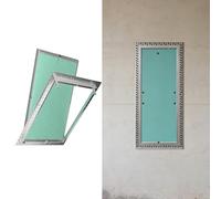 10x24 8x30 12x30 in Extra Narrow Access Panel for Plumbing, Push to Open Latch Wall Hole Access Doors, Sheetrock Inspection Hatch Hidden Door(250x300mm(10x12in))