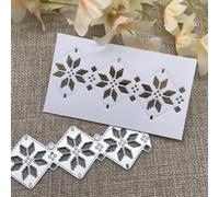 10x3.9cm Lace Edge Decoration Metal Cutting Dies Stencils for Scrapbooking Album Paper Card Embossing,Card Making Scrapbooking Décor