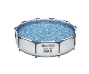 (10'X30") BestWay Steel Pro Frame Swimming Pool Set Round Above Ground With Filter Pump