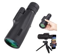 10X30 Monocular Telescope for Adult High Powered with Smartphone Adapter & Tripod, Waterproof HD Monocular with BAK4 Prism FMC Lens, for Camping Travel Hiking Bird Watching