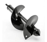 10x30cm Garden planting auger for Cordless Drill, Lightweight short Shaft Bulb & Post Hole Digger with 3/8" Hex Drive,Large-Hole Ground Auger for Fencing, Drainage, Fertilizing,Black