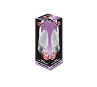 10x40W Clear Candle Bulb ES/E27 Base -