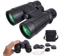 10x42 HD Binoculars for Adults, High Performance Waterproof Binoculars with BAK4 Prism and FMC Lens for Bird Watching, Hunting, Travel, Outdoor Sports, Travel, Concert