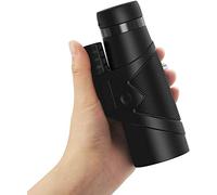 10x42 High Power HD Life Waterproof BAK4 Prism FMC Lens Monocular Compact with Smartphone Adapter and Tripod Monocular for Adult Bird Watching, Outdoor Hunti