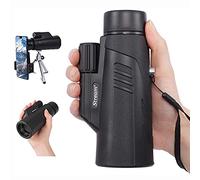 10x42 High Power Monocular Telescope, Waterproof HD Monocular Telescope BAK4 Prism & FMC Lens Portable Monocular for Adults Bird Watching Hunting Camping