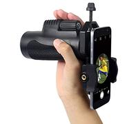 10x42 Monocular Telescope BK7 Focus Travel Camping Outdoor Optics Hiking Monocular Telescope (With Phone Adapter)