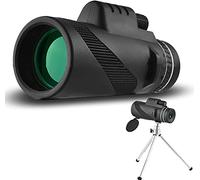 10X42 Monocular Telescope for Adults Kids, Hd Compact High Power Waterproof Monocular Scope with Smartphone Holder Tripod for Bird Watching Hunting Hiking Travel Camping
