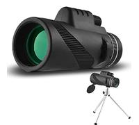 10x42 Monocular Telescope for Adults Kids, HD Compact High Power Waterproof Monocular Scope with Smartphone Holder Tripod for Bird Watching Hunting Hiking Travel Camping