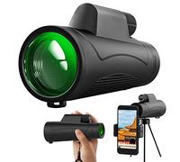 10x42 Monocular Telescope with Smartphone Holder Tripod for Adults Kids, HD Compact Compact Waterproof Monocular Scope with Clear for Bird Watching Hunting Hiking Travel Camping