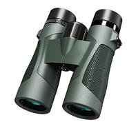 10X42 Roof Prism Binoculars with IPX5 Waterproof,Metal Body HD Green Film Non-Slip Design Binocular for Birds Watching Sports Monocular Telescope