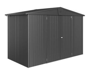 10x5 Biohort Europa 4A Metal Shed - Metallic Dark Grey