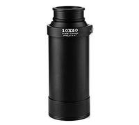 10X50 Big Eyepiece Monocular Telescope, Metal Optical Optics Zoom Telescope, Portable Waterproof Telescope, For Animal Or Bird Watching Traveling Hiking Hunting Ball Game Concert Live,Black little