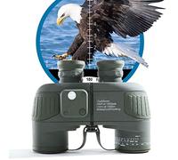 10X50 Navigation Binoculars,Large Field of View HD Compass Coordinate Ranging Waterproof Binocular for Birds Watching Hunting Sports Monocular Telescope