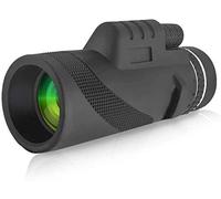 10x52 Waterproof Monocular Telescope - High Power, BAK4 Prism, Smartphone Compatible, Tripod Attachment, Perfect for Bird Watching