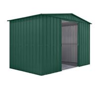 10x6 Globel Metal Shed in Green