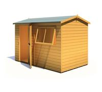 10x6 Shire Lewis Premium Shed with Door in Left Side in Shiplap