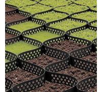 10x6M Large Gravel Grid Geo Grid with 20 Landscape Staples - Heavy-Duty Ground Stabilization for Retaining Walls Garden Paths Hillsides Soil & Grass Support Perfect for Landscaping DIY Projects
