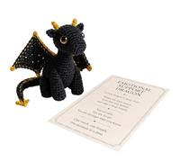 10x7cm Crochet Dragon - Positive Pocket Knitted Dragon Doll