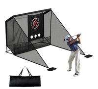 10x7ft Golf Practice Net For Backyard Driving, Outdoor Indoor Golf Hitting Net, Multiple Targets Golf Training Aid Net Accessories For Backyard Driving