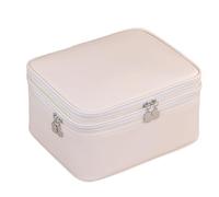 10x7in Makeup Bag - Large Cosmetic Organizer, Waterproof Toiletry Case, Spacious Beauty Storage Case, Foldable Long Tail Container | Organizer p