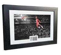 10x8 A4 Signed Famous Foul Line Dunk 1988" Reprint Michael Jordan Chicago Bulls Autographed Photo Photograph Picture Frame NBA Basketball Poster Gift Slv