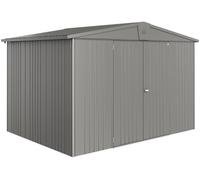10x8 Biohort Europa 5 Metal Shed - Metallic Quartz Grey