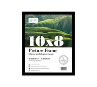 10X8 Black Picture Frame (25.4 X 20.3Cm) Poster, Photo, Artwork, Gallery Wall Or Print