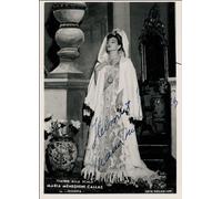 10X8 INCHES MARIA CALLAS AUTOGRAPH GLOSSY PHOTO PRINT