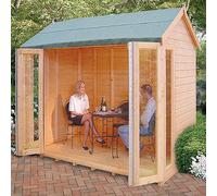 10x8 Shire Gold Blenheim Summerhouse - Shiplap