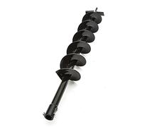 10x80cm Hole Digger Earth Auger Metal Drill Bit 100mm Diameter 800mm Length Petrol Garden Bulb Fence Post Hole Plant Tree Borer Driller