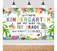 10X8ft Kindergarten Graduation Party Decorations Backdrop, Graduate Banner Background for Kids Pre-K Congrats Grad Class of 2026, Last Day of Kindergarten Photo Backdrop Booth Prop Studio Props