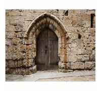 10x8FT Polyester Ancient Jerusalem Stone Buildings Photography Background