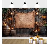 10x8ft Western Cowboy Backdrop Old World Map Western Party Decorations Wild West Vintage Wooden House Barn Door Photography Background Cowboy Theme Party Decorations Banner Photo Booth