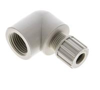 10x8mm & G1/2'' PP Elbow Compression Fitting with Female Threads 10 bar