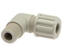 10x8mm & G1/8'' PA Elbow Compression Fitting with Male Threads 10 bar [2 Pieces]