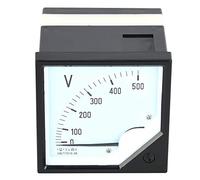 10X9X9 Analog Voltmeter Pointer Panel Square Panel Analog Voltmeter AC Voltmeter 0-500V Electronic Control Devices, #017