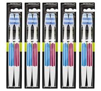 10xReach Essential Care Interdental Toothbrush Firm, Full Head Toothbrushes, Variety Colors Multipack, Daily Oral Enamel Dental Care 5X Twin Pack (10 Brushes)