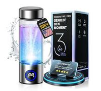 11.0 New Upgrade 6000PPB Hydrogen Water Bottle【NO.1 Certified Hydrogen Tech】【24-Hour Hydrogen Lock】Hydro Water Bottle 100% Leak ProofPEM/SPE Technology Produces Hydrogen Water