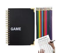 11.02x8.5x0.79 in Bullet Journals Game, Savings Challenge Journal, Money Saving Planning Binder, Bucket List Journal, Monthly Spending Tracker, Fun Board Games Savings Challenge Journal Notebook+Pen