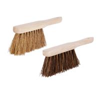 11.1" Stiff and Soft Hand Brushes - Set of 2