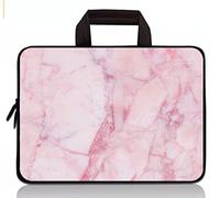 11" 11.6" 12" 12.1" 12.5" inch Laptop Carrying Bag Chromebook Case Notebook Ultrabook Bag Tablet Cover Neoprene Sleeve Fit Apple MacBook Air Samsung Google Acer HP DELL Lenovo Asus (Pink Marble2)