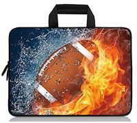 11" 11.6" 12" 12.1" 12.5" inch Laptop Carrying Bag Chromebook Case Notebook Ultrabook Bag Tablet Cover Neoprene Fit Samsung Google Acer HP DELL Lenovo Asus (11 11.6 12.1 12.2 inch, Rugby Fire)